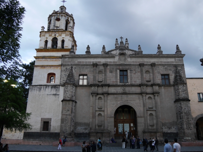 Coyoacan's old Spanish church, the grounds of which now make up the vibrant town square